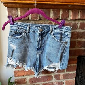 Happily Grey High Waisted Shorts